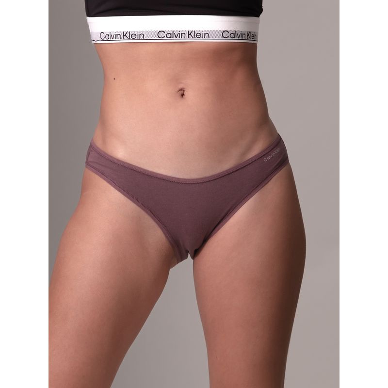 CALVIN KLEIN - Calzón Bikini Ideal Cotton Café Calvin Klein
