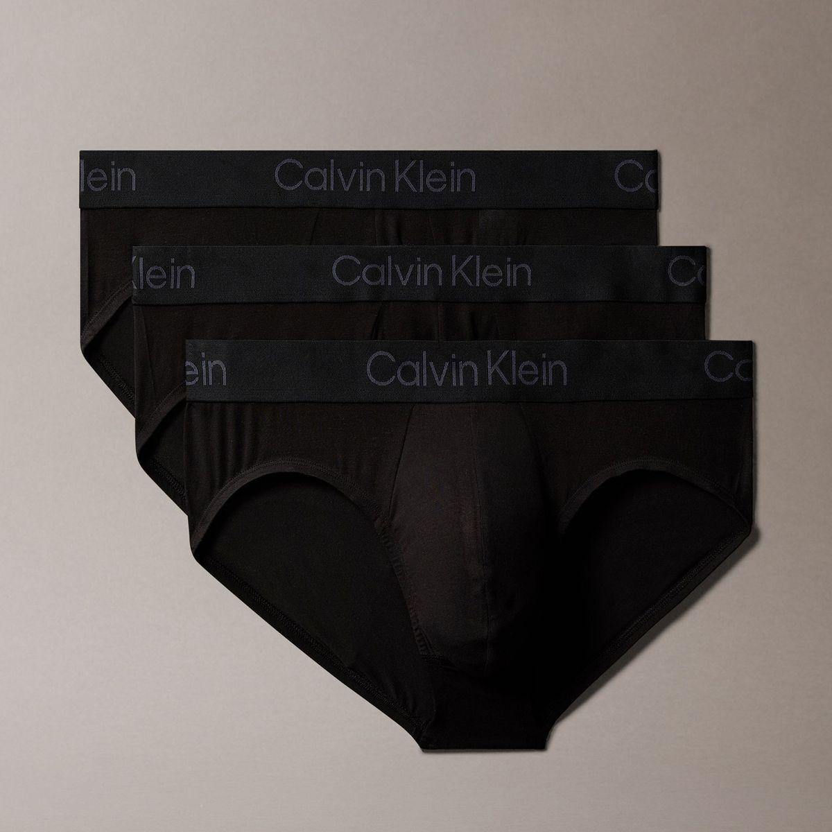 CALVIN KLEIN - Pack 3 Slips Ultra Soft Modal Negro Calvin Klein
