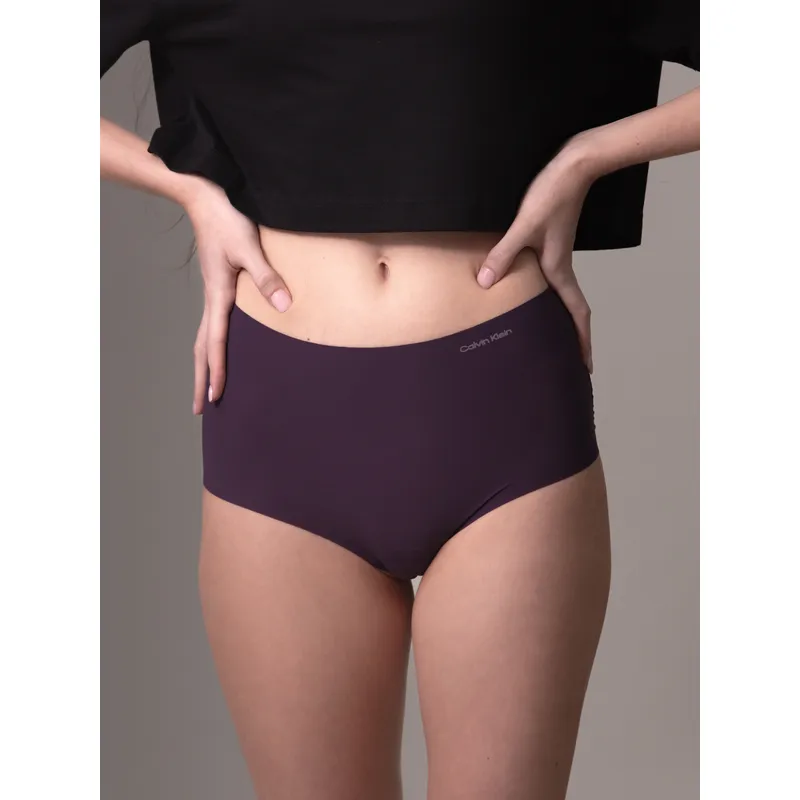CALVIN KLEIN - Calzón Hipster Alto Invisible Morado Calvin Klein