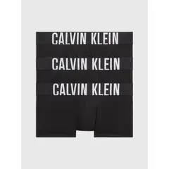 CALVIN KLEIN - Pack 3 Bóxers Low Rise Trunk Intense Power Micro Negro
