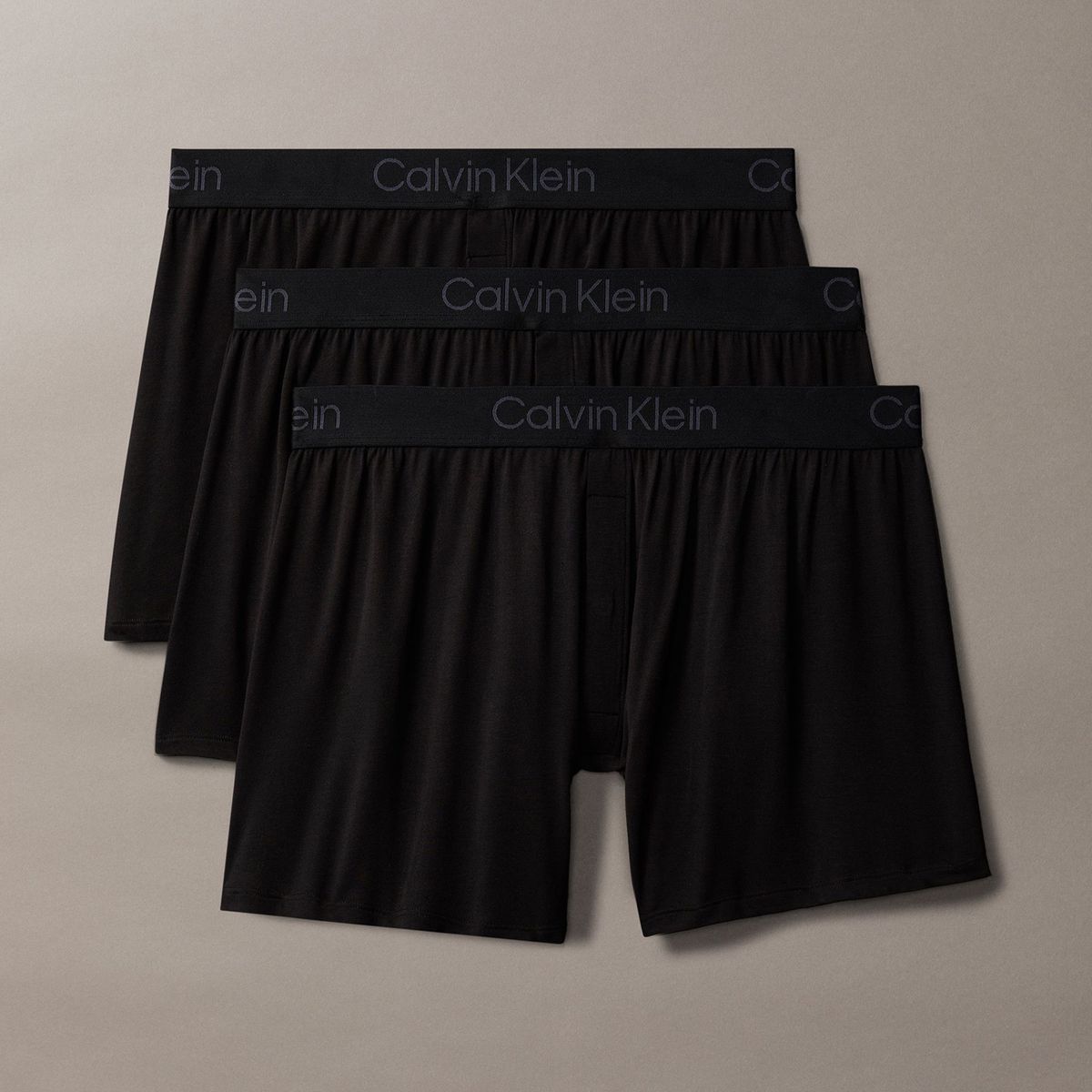 CALVIN KLEIN - Pack 3 Bóxers Slim Ultra Soft Modal Negro Calvin Klein