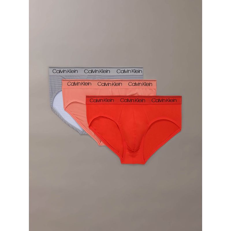 CALVIN KLEIN - Pack 3 Slips Micro Stretch Multicolor Calvin Klein