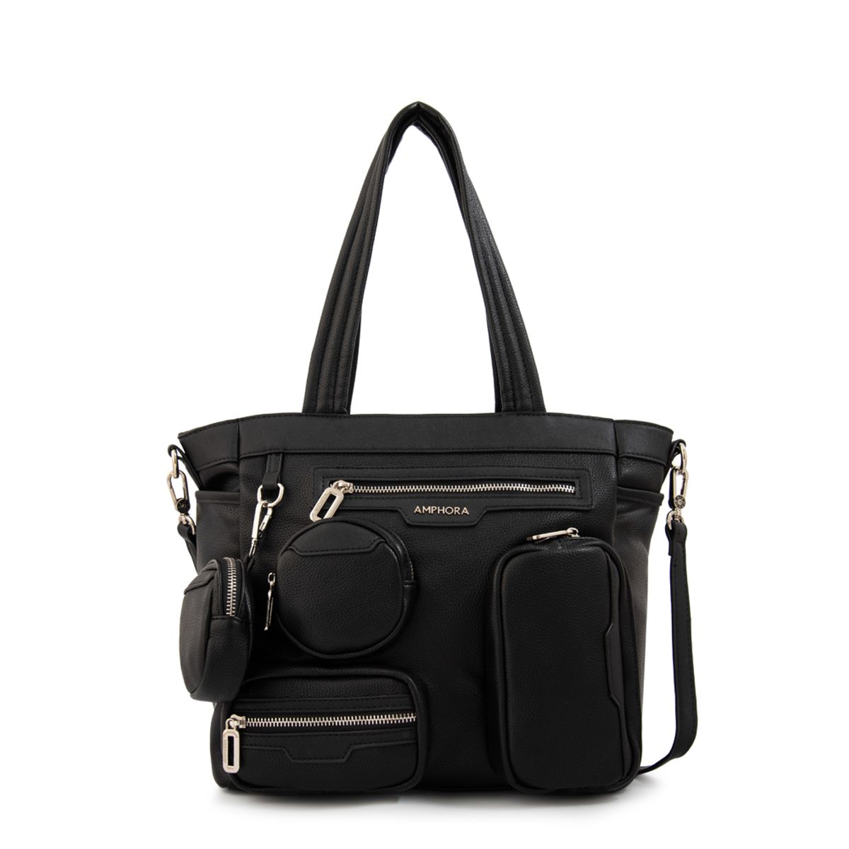 AMPHORA - Cartera tote evany grande negro especial