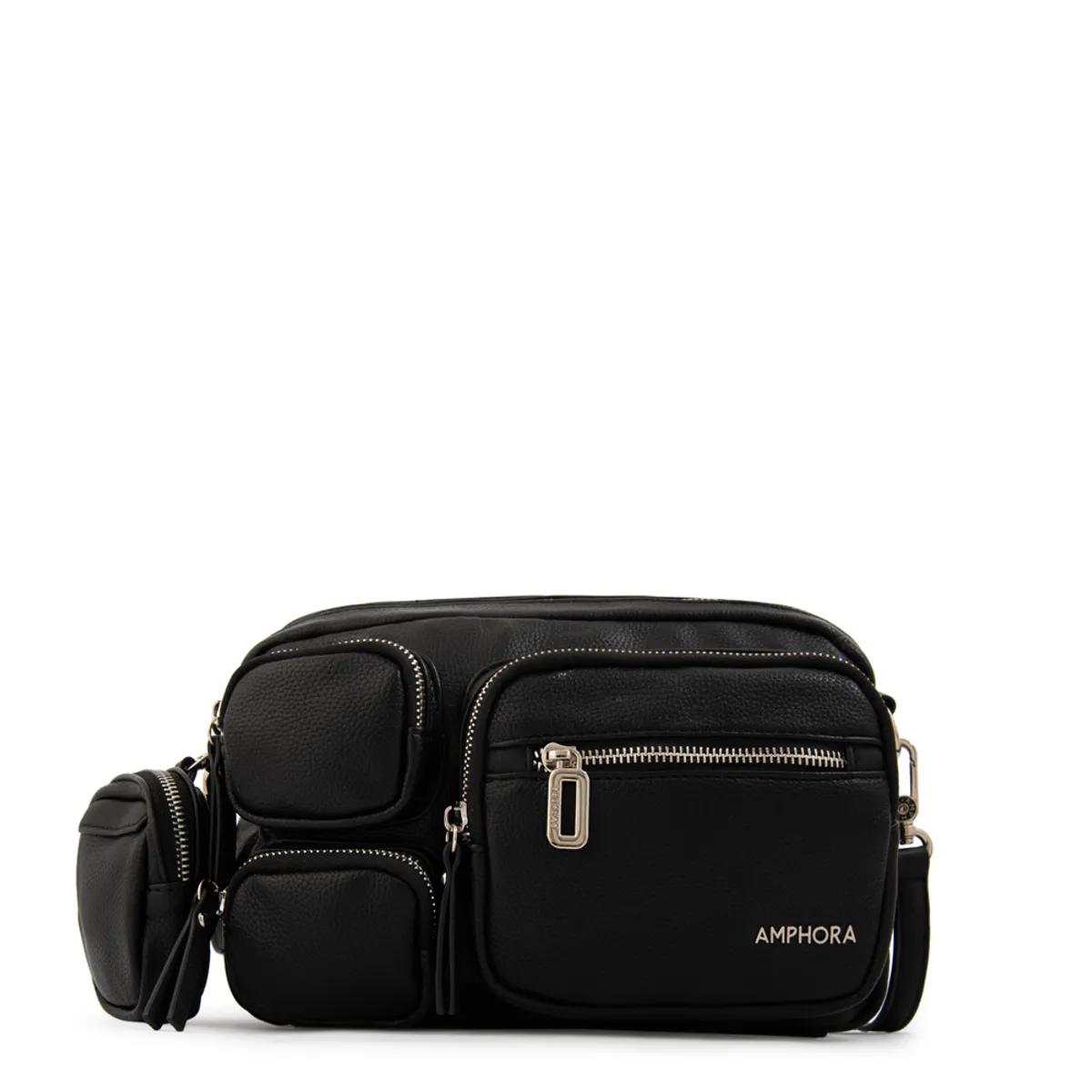 AMPHORA - Cartera bandolera evany grande negro especial