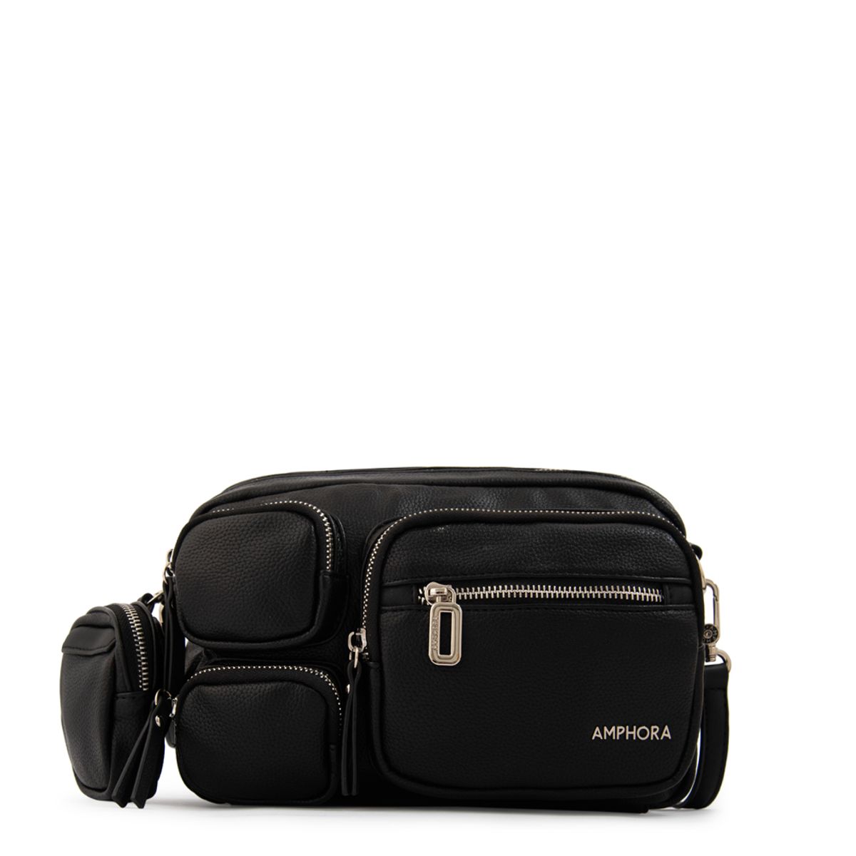 AMPHORA - Cartera bandolera evany grande negro especial