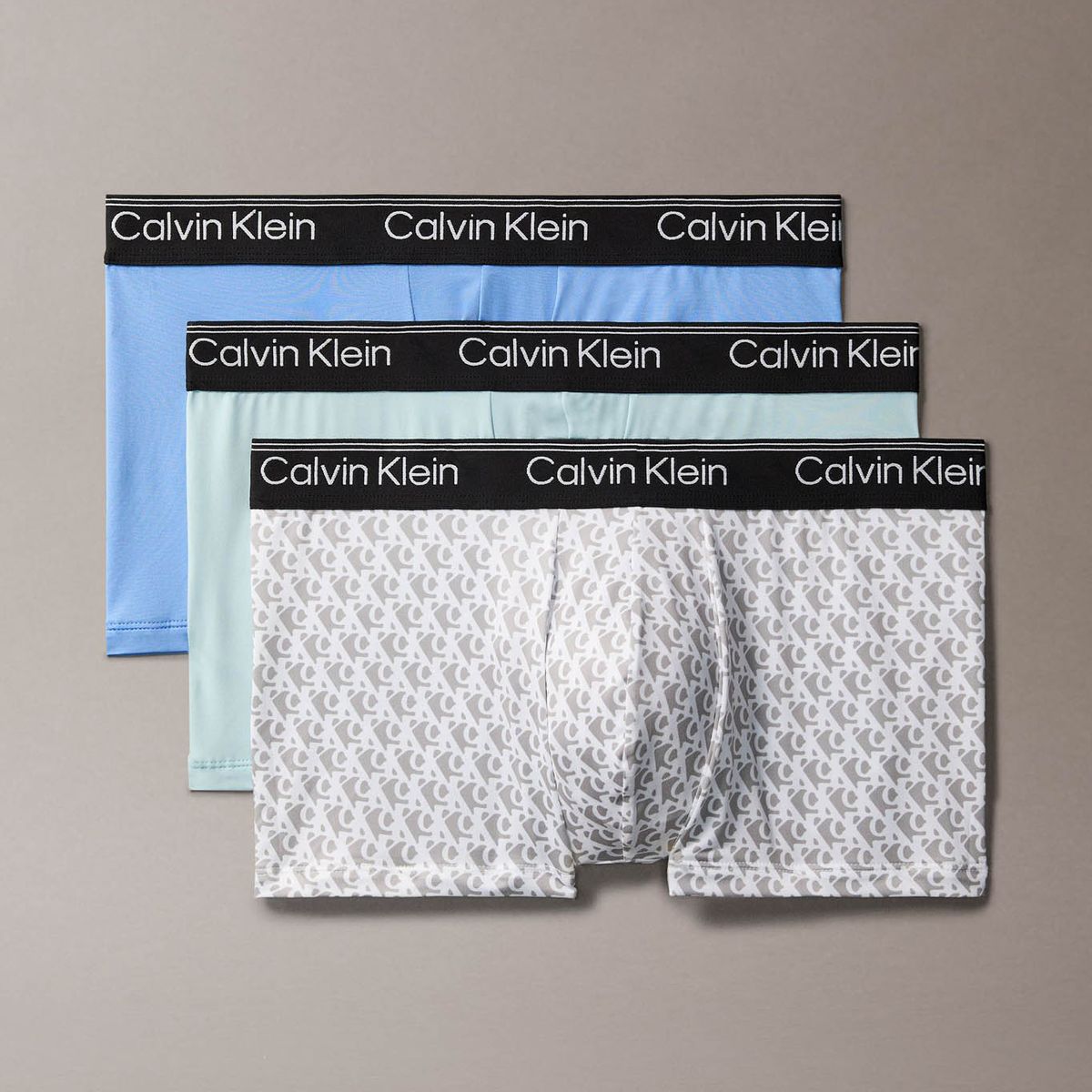 CALVIN KLEIN - Pack 3 Bóxers Low Rise Trunk Micro Stretch Multicolor Calvin Klein