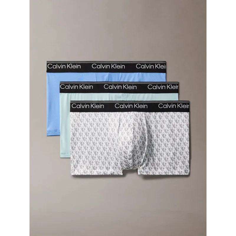 CALVIN KLEIN - Pack 3 Bóxers Low Rise Trunk Micro Stretch Multicolor Calvin Klein