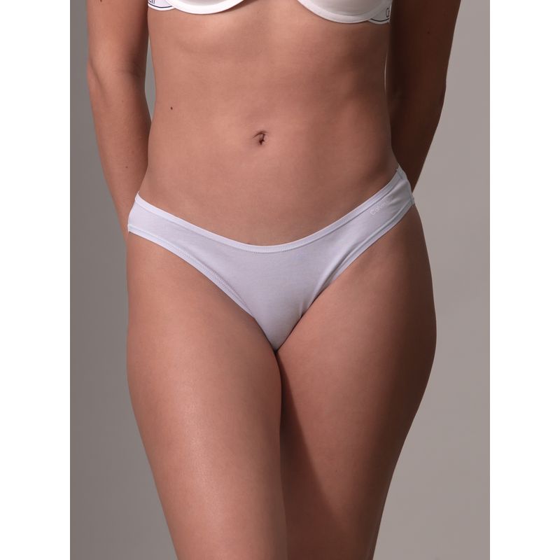 CALVIN KLEIN - Calzón Bikini Ideal Cotton Blanco Calvin Klein