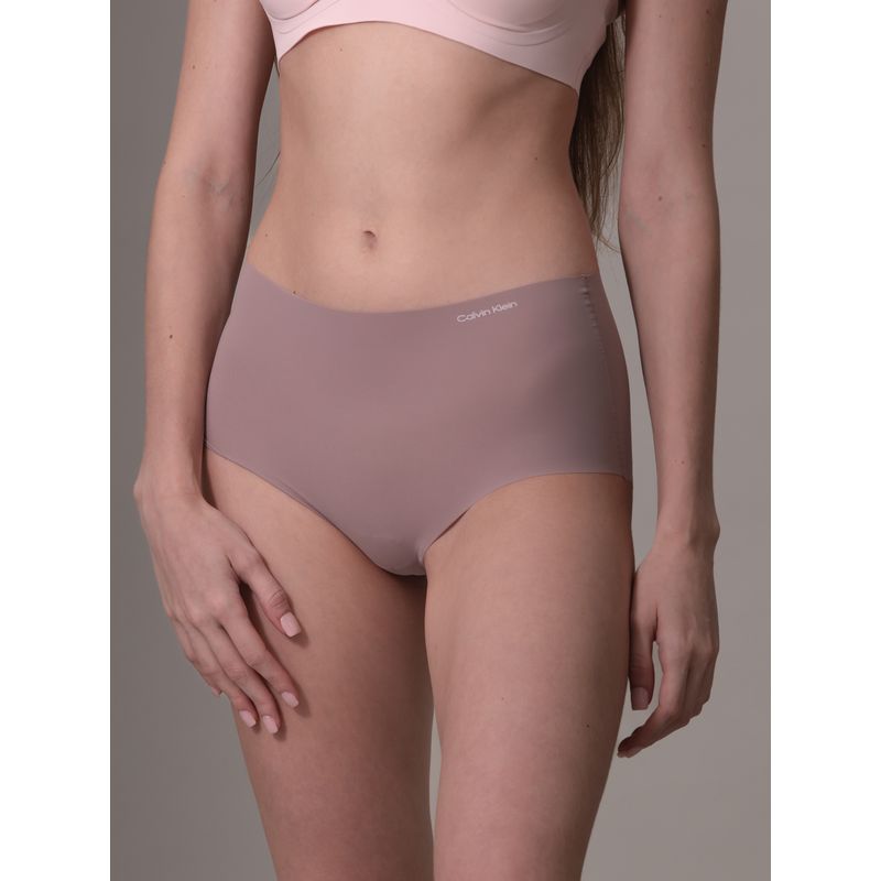 CALVIN KLEIN - Calzón Hipster Alto Invisible Beige Calvin Klein
