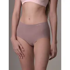 CALVIN KLEIN - Calzón Hipster Alto Invisible Beige