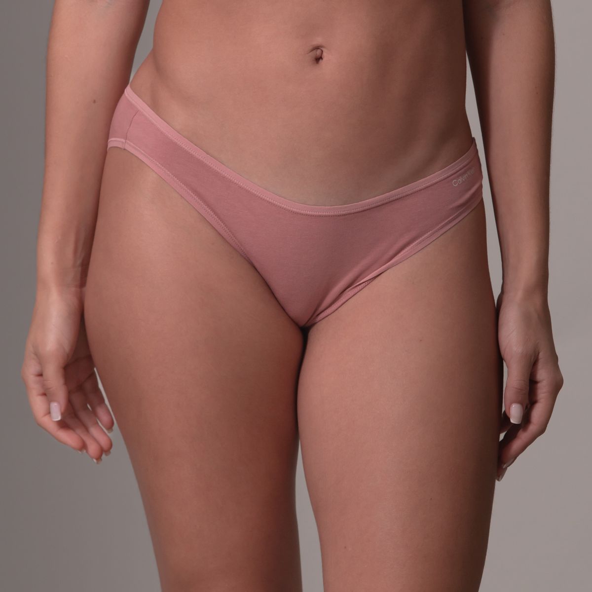 CALVIN KLEIN - Calzón Bikini Ideal Cotton Rosado Calvin Klein