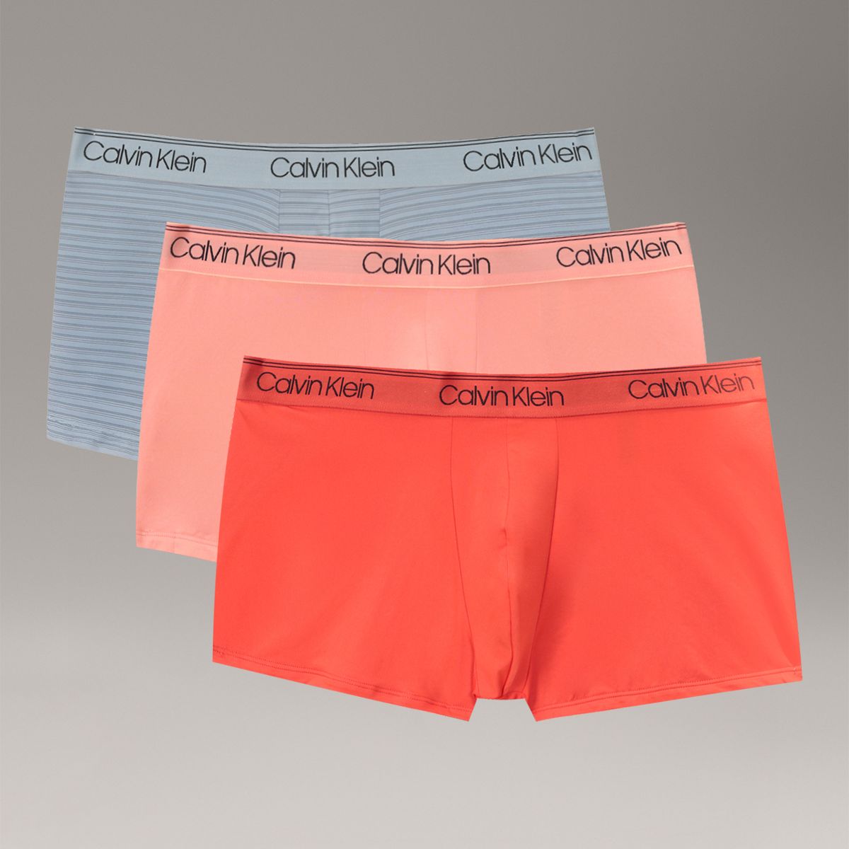 CALVIN KLEIN - Pack 3 Bóxers Low Rise Trunk Micro Stretch Multicolor Calvin Klein