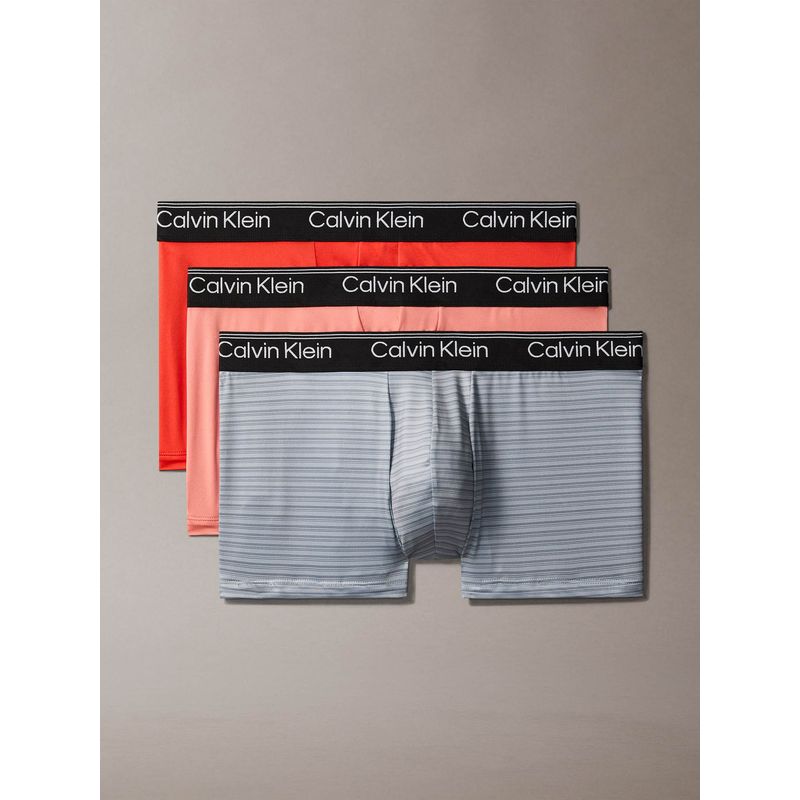 CALVIN KLEIN - Pack 3 Bóxers Low Rise Trunk Micro Stretch Multicolor Calvin Klein