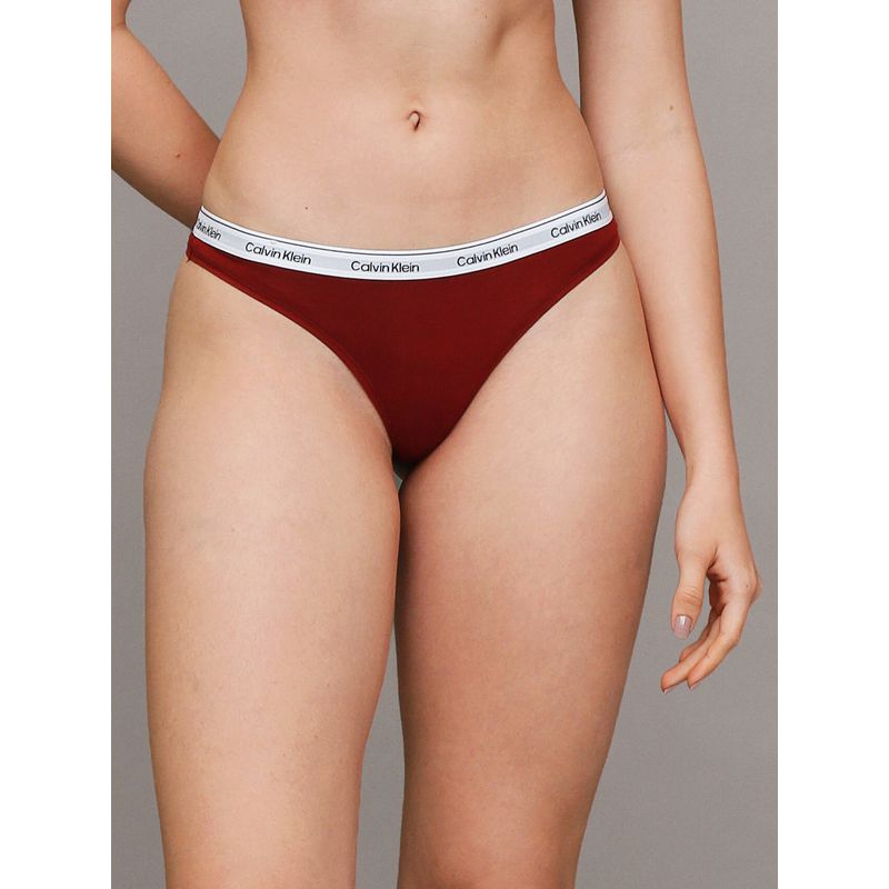 CALVIN KLEIN - Colaless Modern Logo Burdeo Calvin Klein