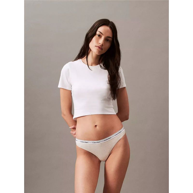 CALVIN KLEIN - Colaless Modern Logo Beige Calvin Klein