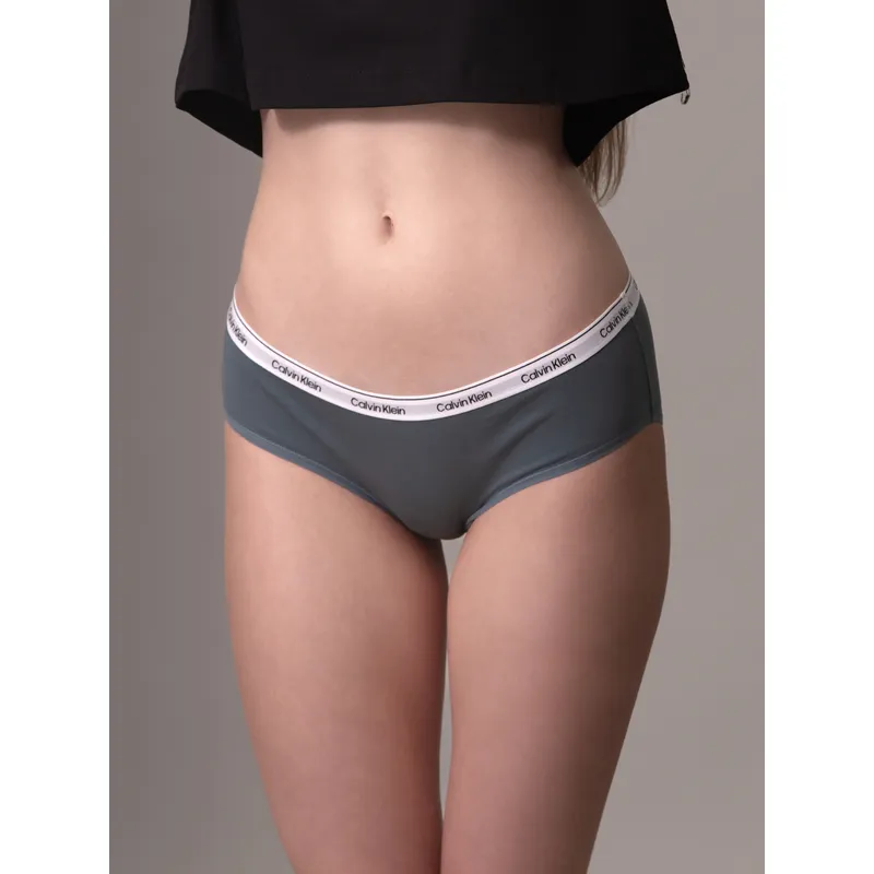 CALVIN KLEIN - Calzón Hipster Modern Logo Beige Calvin Klein