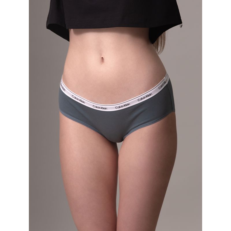 CALVIN KLEIN - Calzón Hipster Modern Logo Beige Calvin Klein