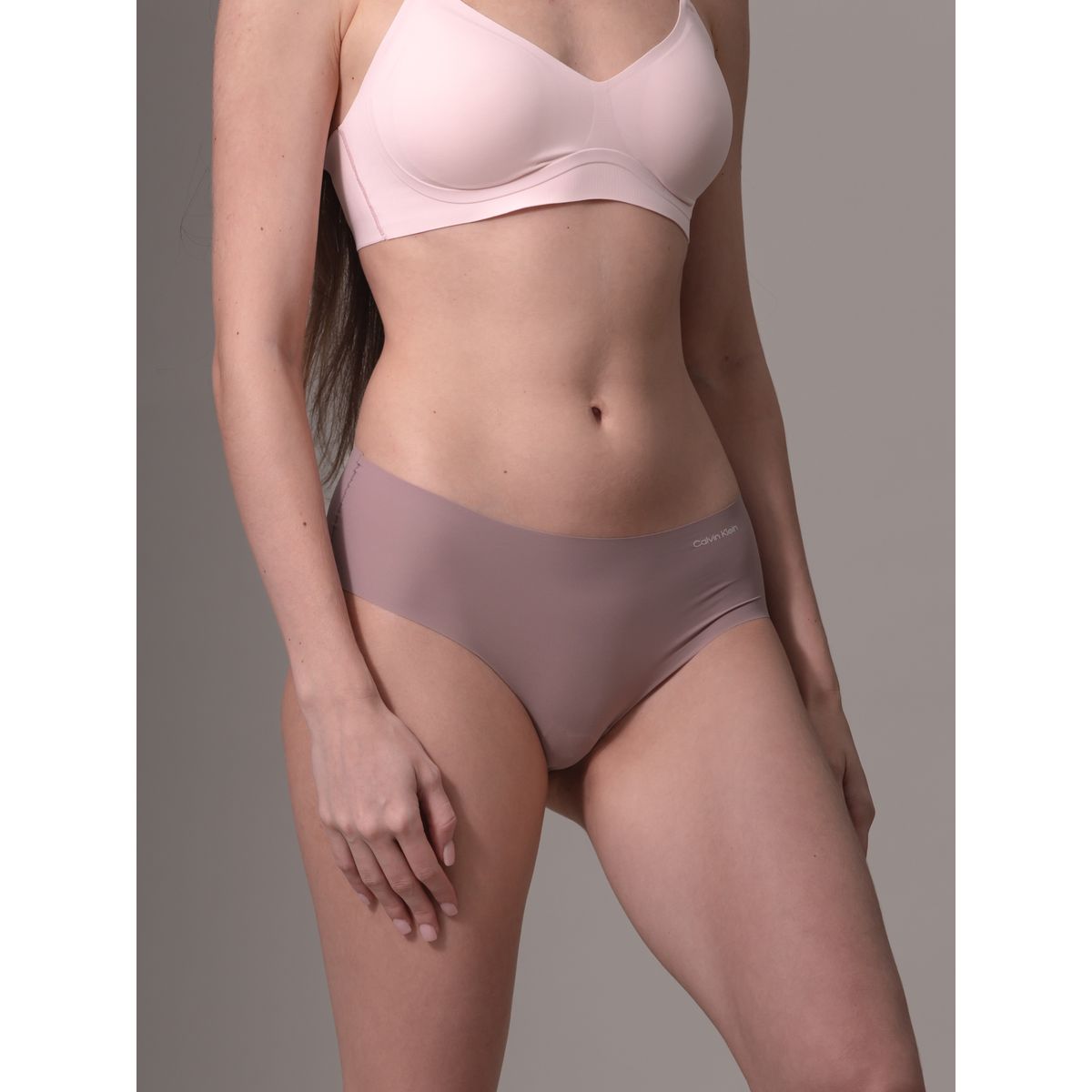 CALVIN KLEIN - Calzón Hipster Invisible Beige Calvin Klein