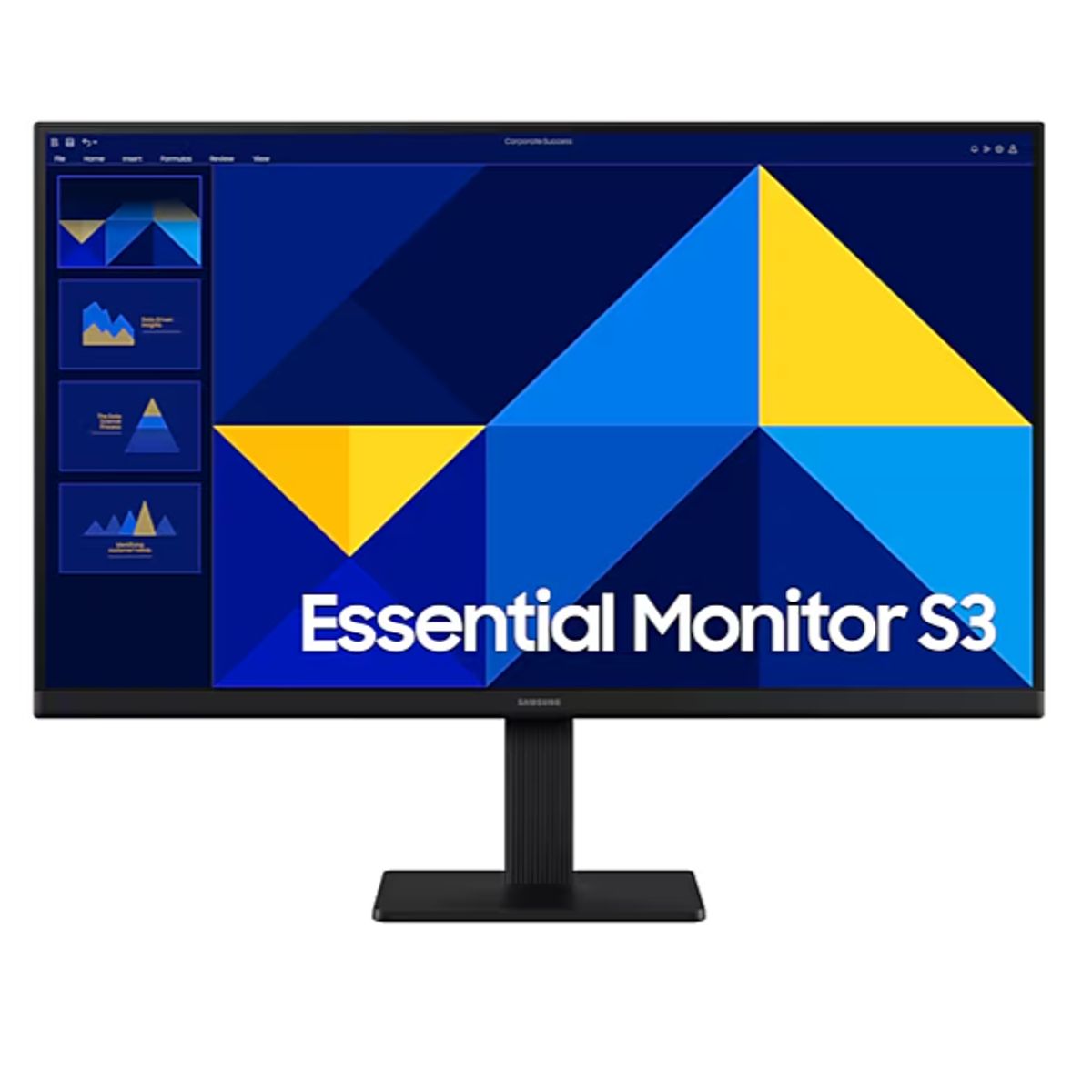 SAMSUNG - Monitor Samsung Essential S3 S30GD 24 FHD 100Hz IPS HDMI