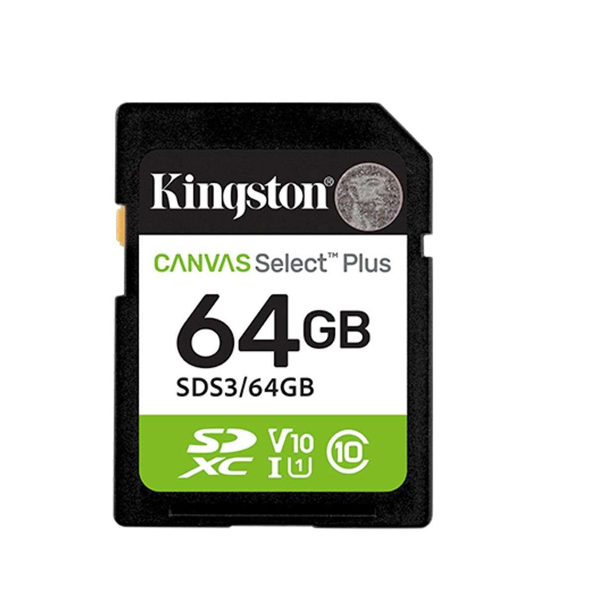 KINGSTON - Tarjeta de Memoria SD Kingston 64GB Canvas Select Plus