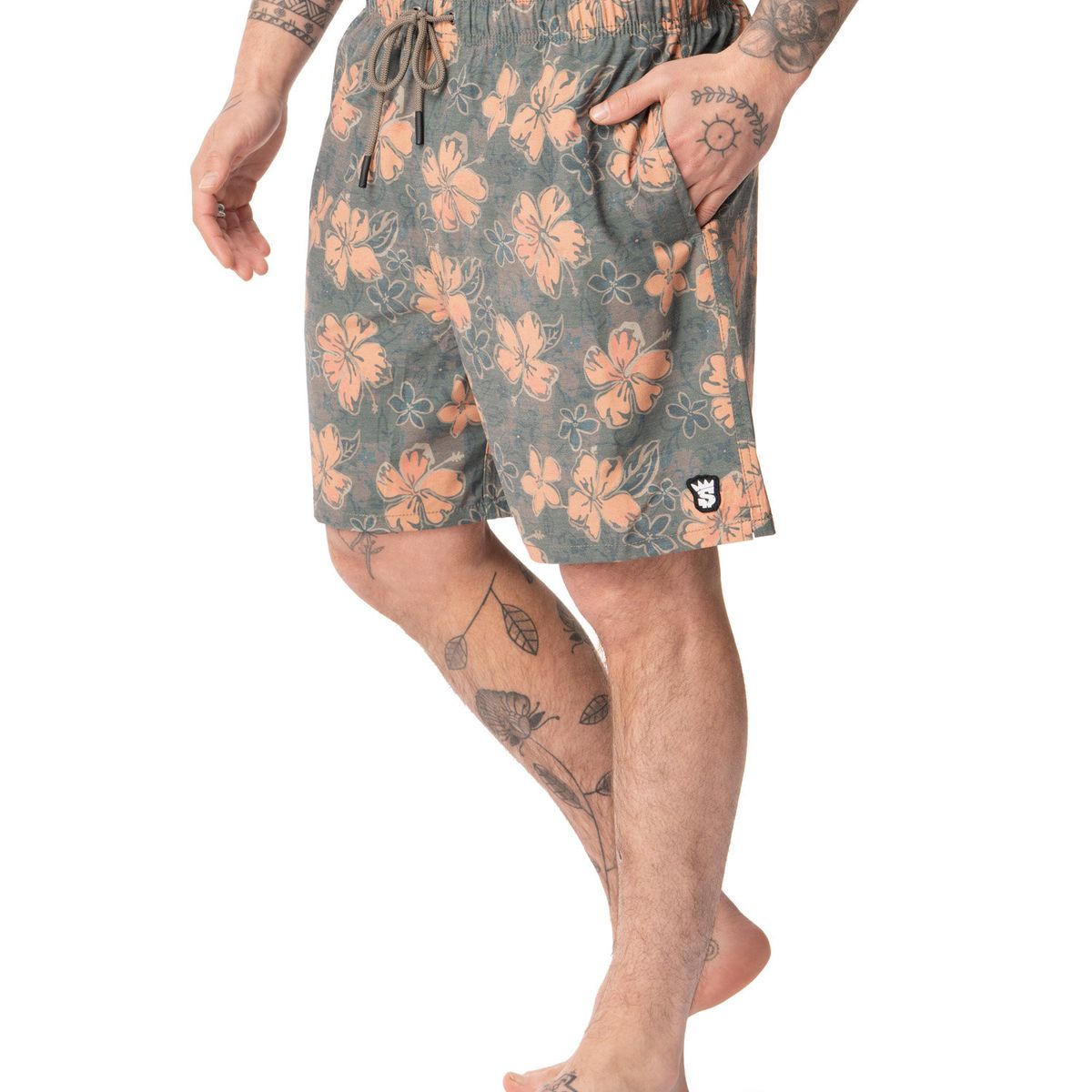 STOKED - Traje De Baño Hombre Duna Verde Stoked