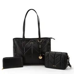 GACEL - Cartera - Shopping Promocional - - Negro