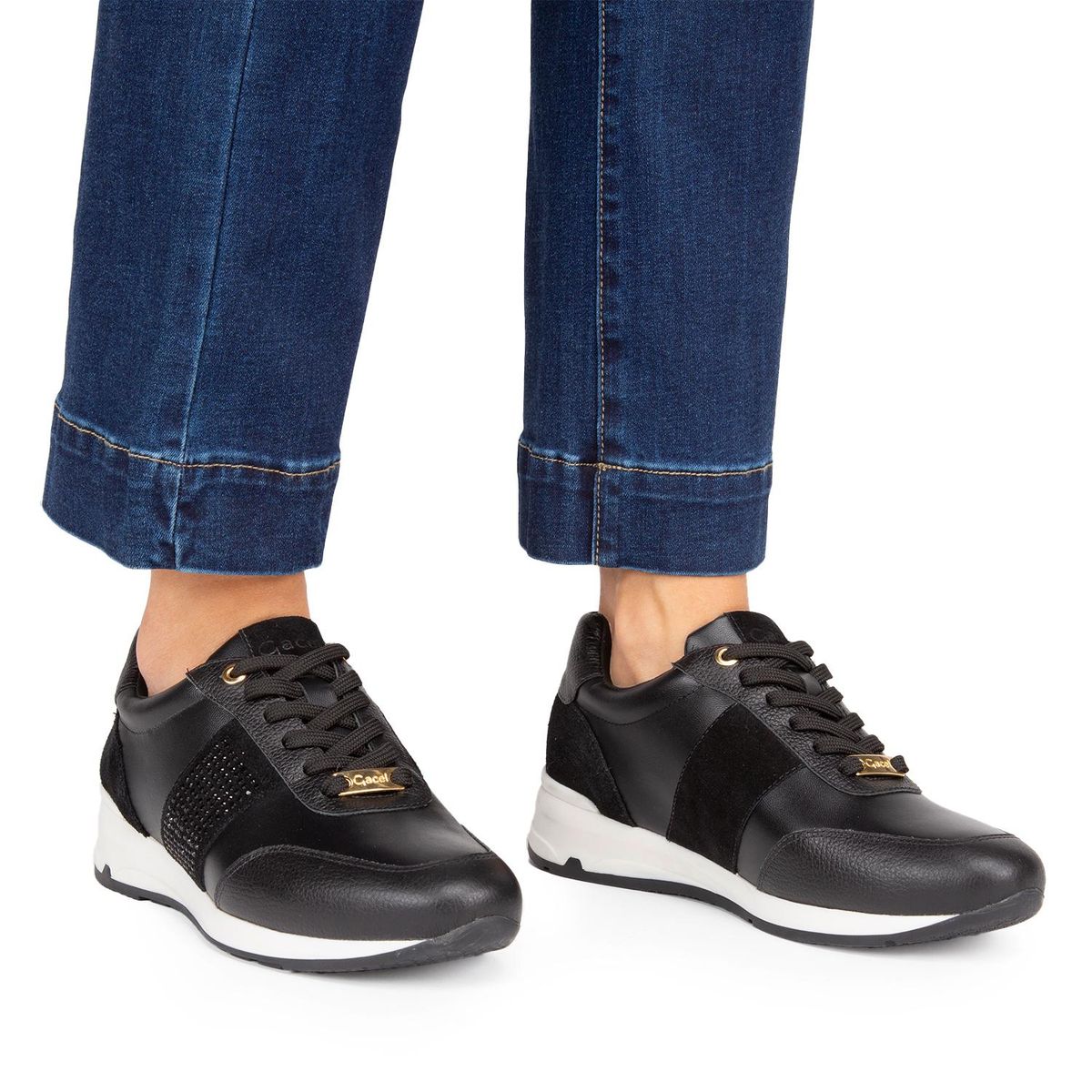 GACEL - Zapatilla - Venus - Gacel - Negro