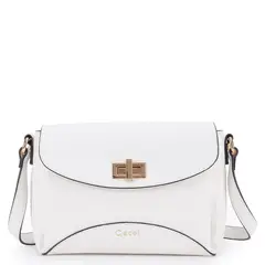 GACEL - Cartera - Bandolera Grande - - Blanco