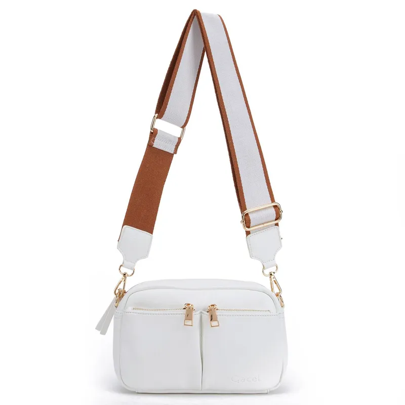 GACEL - Cartera - Bandolera Grande - Gacel - Off White