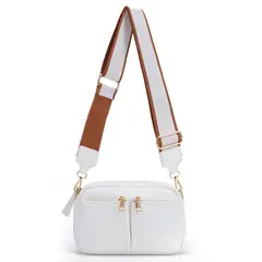 GACEL - Cartera - Bandolera Grande - - Off White