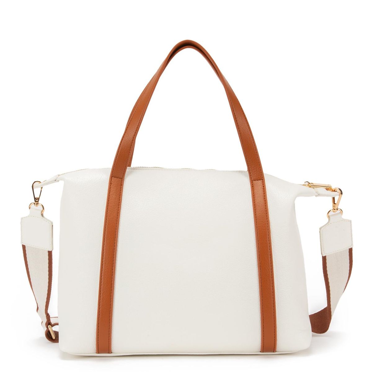 GACEL - Cartera - Dos Asas Grande - Gacel - Blanco