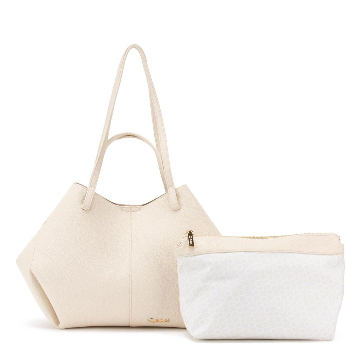 GACEL - Cartera - Shopping - Gacel - Off White