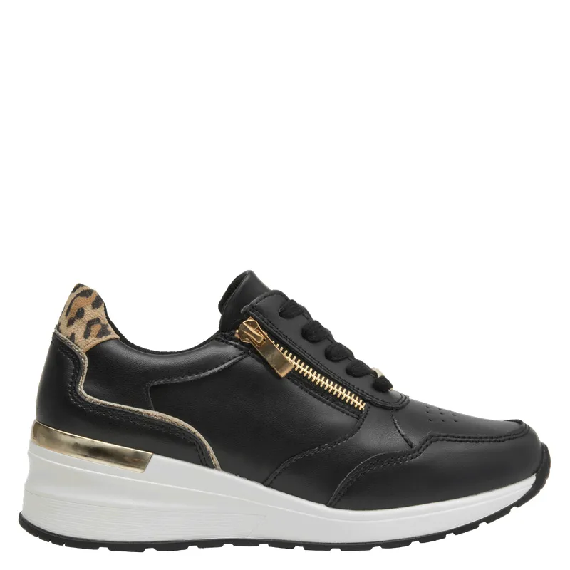 BRUNO ROSSI - Zapatilla Mujer Casual Negro Bruno Rossi