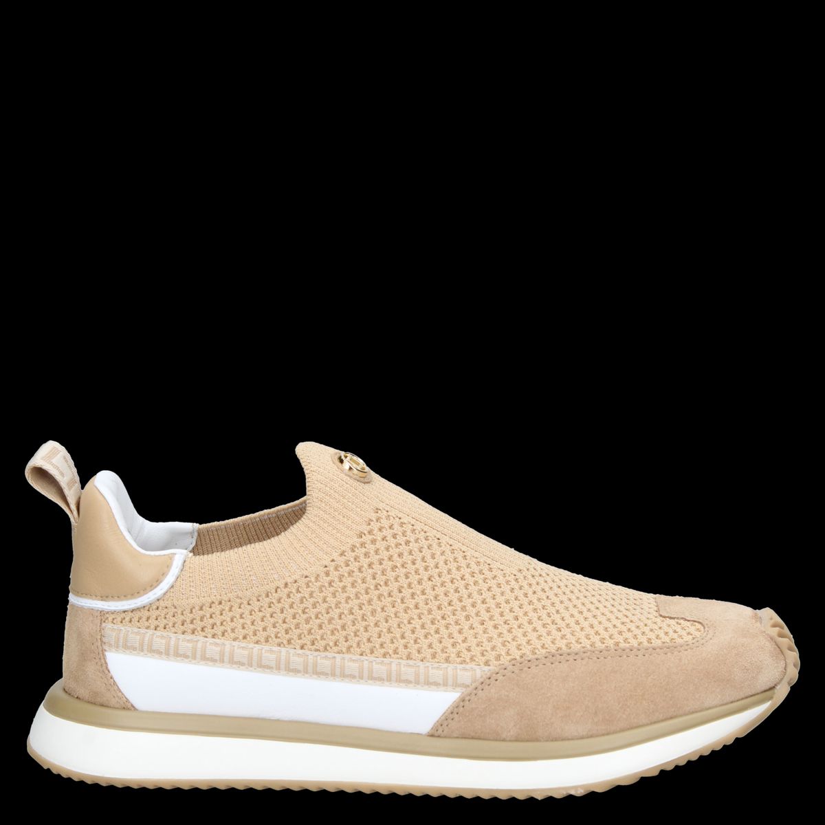 LUZ DA LUA - Zapatilla Mujer Casual Beige Luz Da Lua