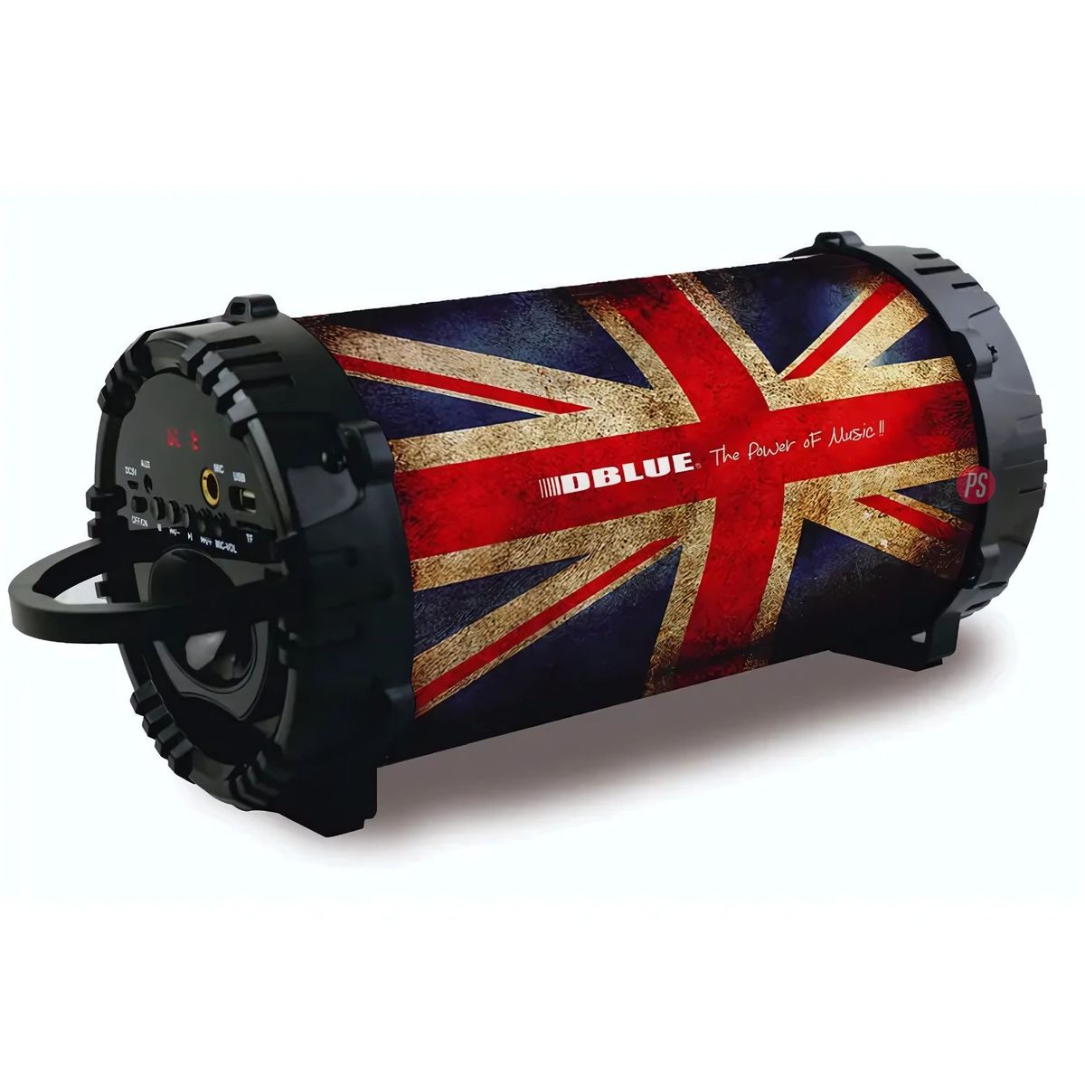 DBLUE - Parlante Bazooka Bluetooth Portátil Diseño Bandera 20w - Ps