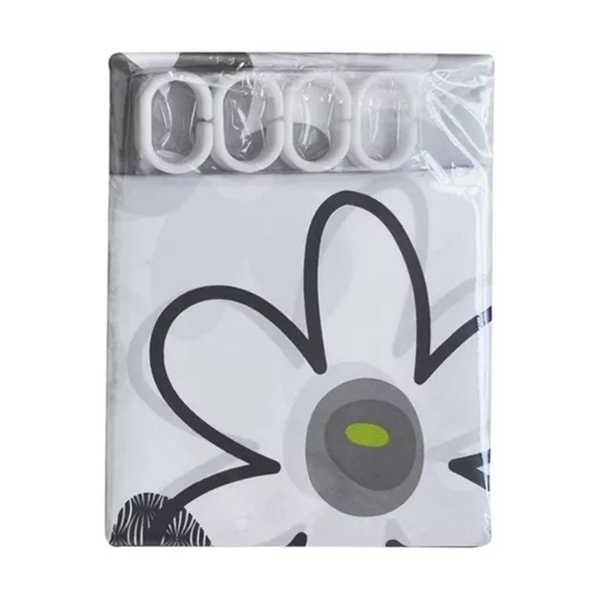 GENERICO - Cortina de baño 180x180 - blanco