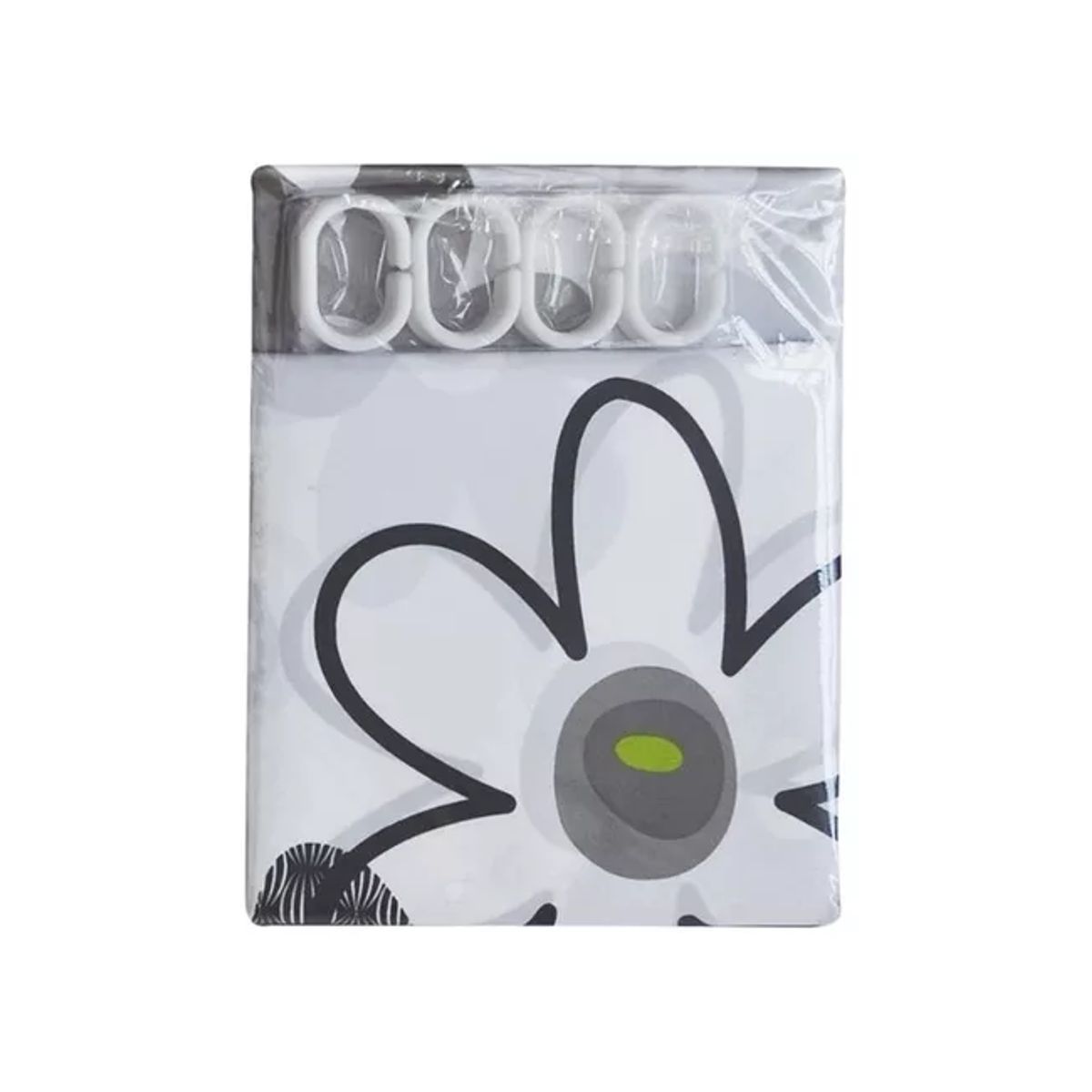 GENERICO - Cortina de baño 180x180 - blanco