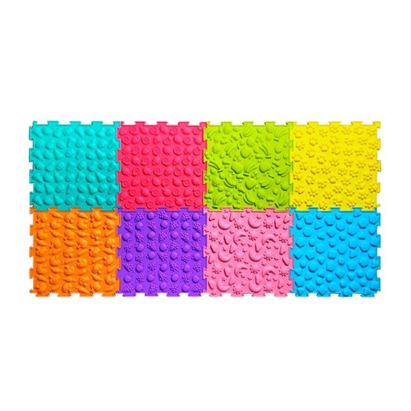 SDFIT - Tapetes Sensorial Niños Set 8 Piezas Cuadrados A10 Sr2505