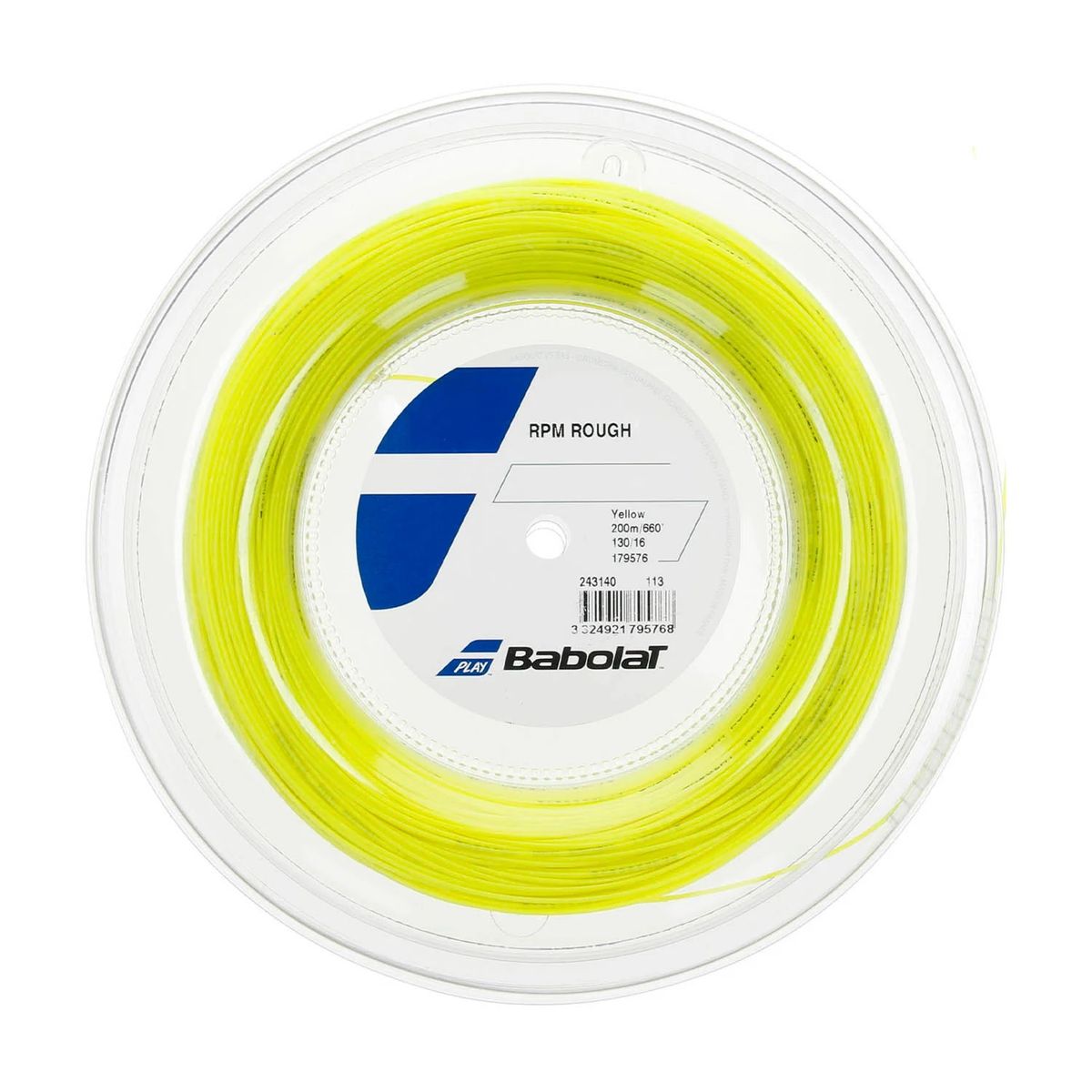 BABOLAT - Rollo De Cuerda Babolat Rpm Rough Amarillo 1.30 - 200m