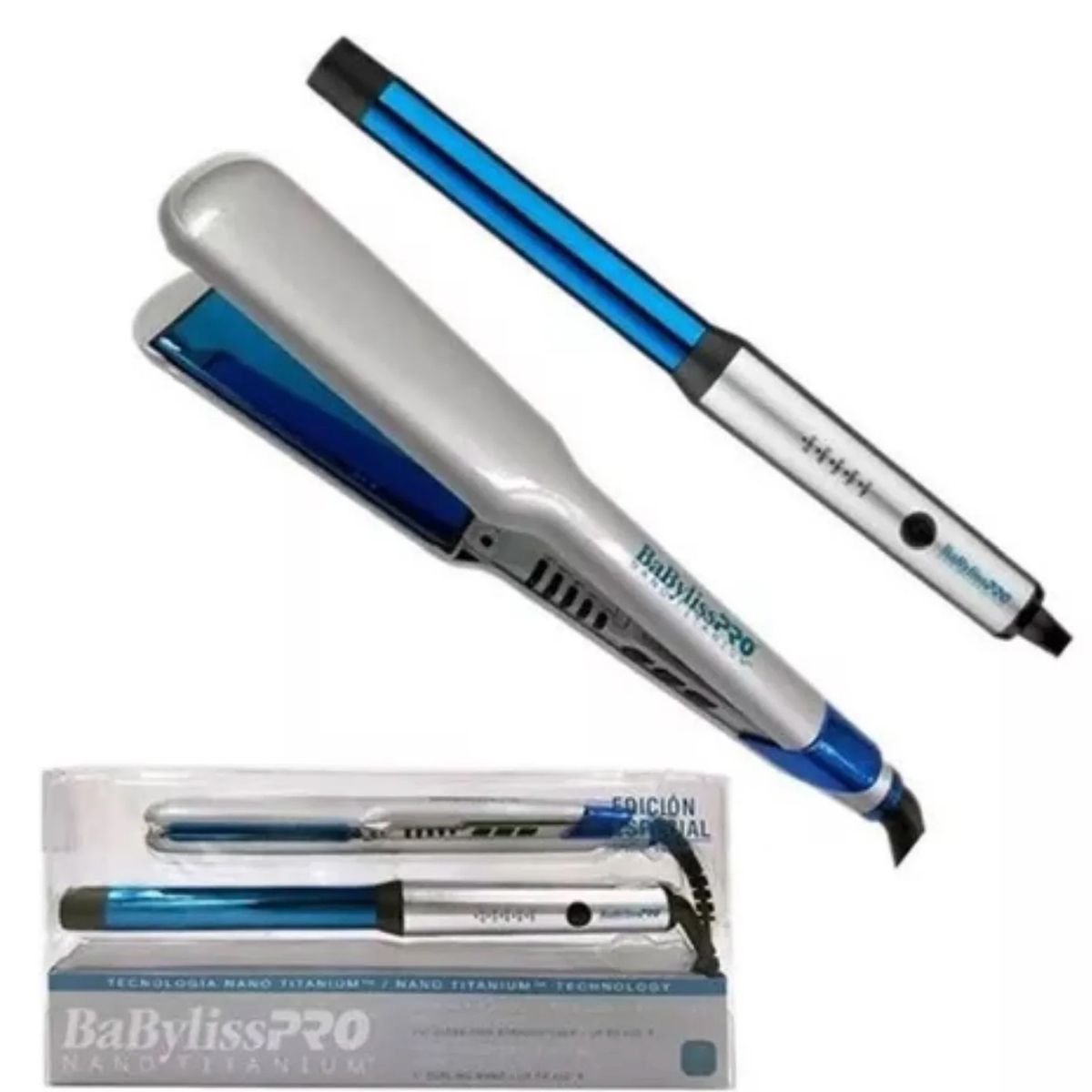 BABYLISS PRO - Kit Plancha 38mm Y Ondulador 25mm 2un Babylisspro