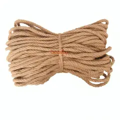 GENERICO - Cuerda Soga Yute Cáñamo 16mm 50mts Decoración Manualidades