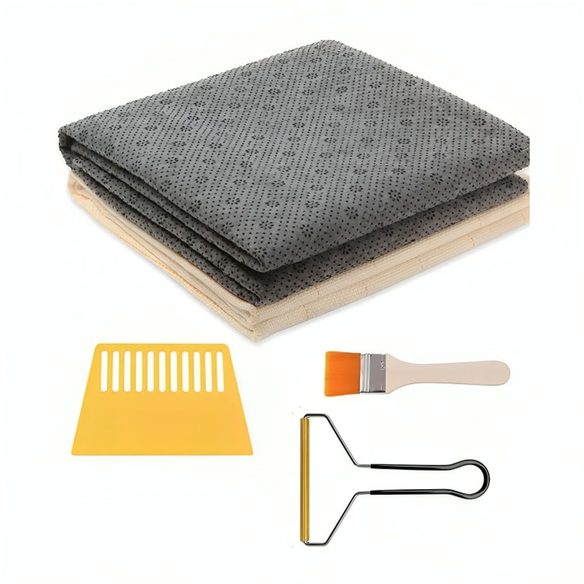 GENERICO - Tela Monje Tufting + Tela Antideslizante 2x15mts Accesorios