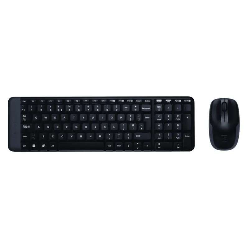 LOGITECH - Kit de Teclado y Mouse Inalámbrico MK220 Español Logitech