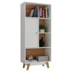 ALTAVISION MUEBLES - LIBRERO HO-2997 1 PUERTA BLANCO ALTAVISION