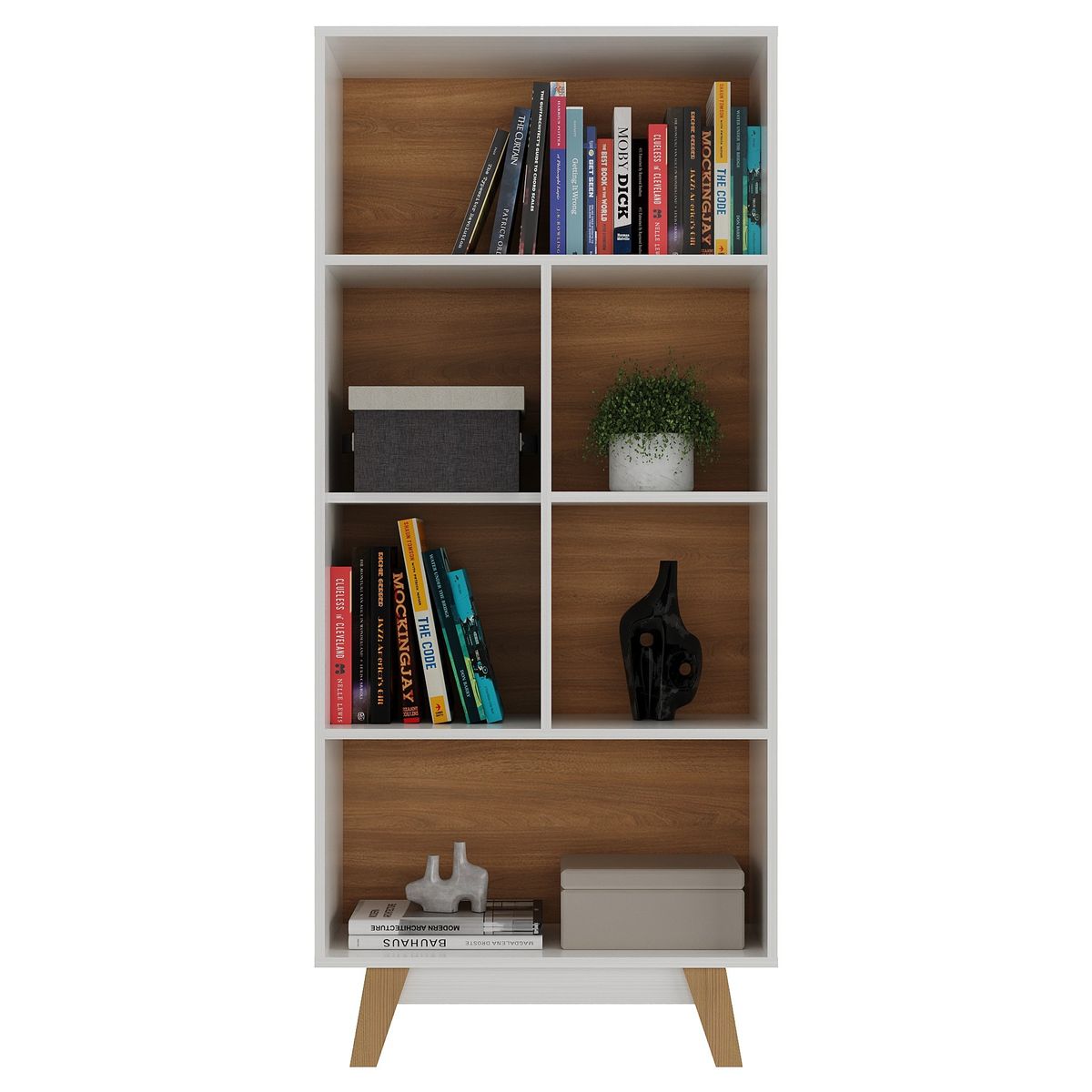 ALTAVISION MUEBLES - LIBRERO HO-2997 1 PUERTA BLANCO ALTAVISION