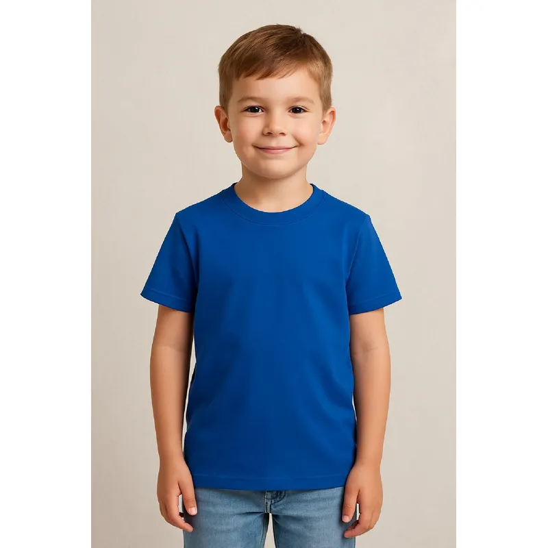 ROLY - Polera para niño manga corta cuello polo algodón premium