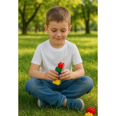 Imagen 2 del producto Polera para niño manga corta cuello polo algodón premium