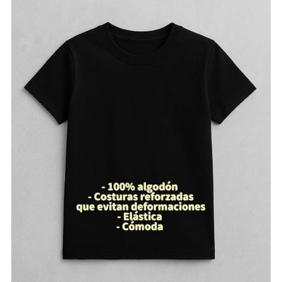 Imagen 2 del producto Polera para niño manga corta cuello polo algodón premium