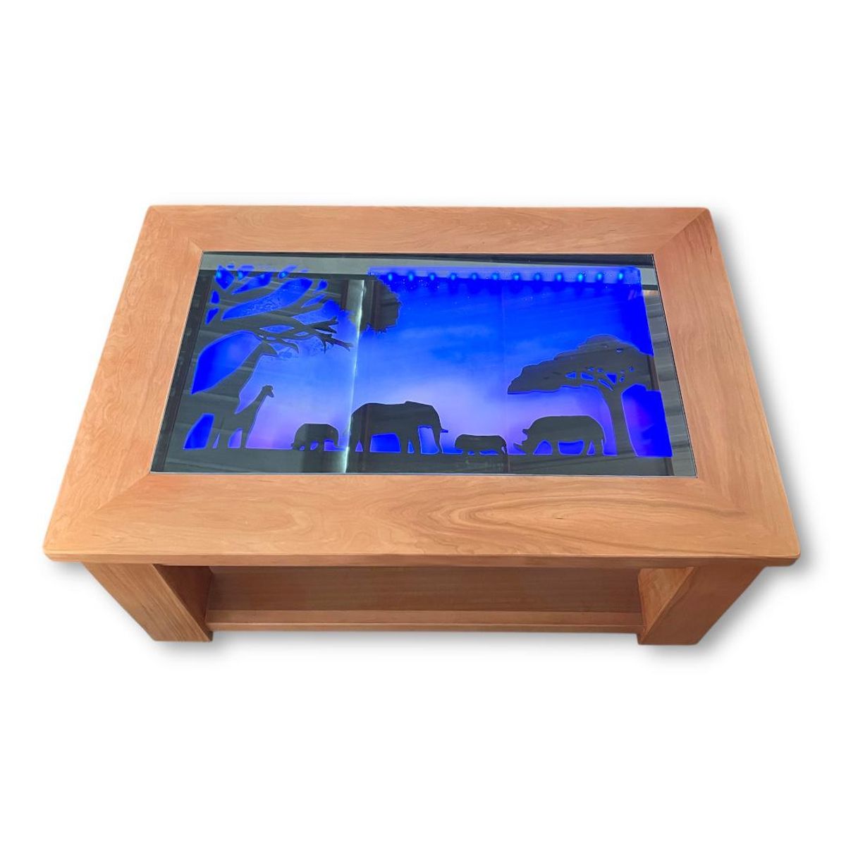 GENERICO - Mesa de centro Retroiluminada modelo Safari