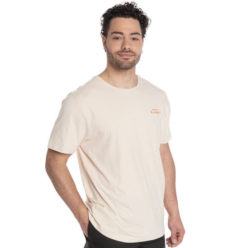 KANNU - POLERA HOMBRE MANGA CORTA LIFESTYLE ALGODÓN ORGÁNICO DISEÑO CHILENO